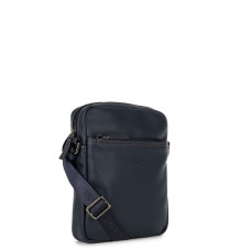 Lancaster Soft Vintage Men Pouch 320-14 Navy Camel