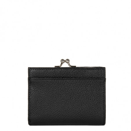 Lancaster Foulonné Coin Purse and Wallet Leather 170-31 Black