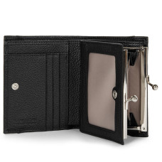 Lancaster Foulonné Coin Purse and Wallet Leather 170-31 Black