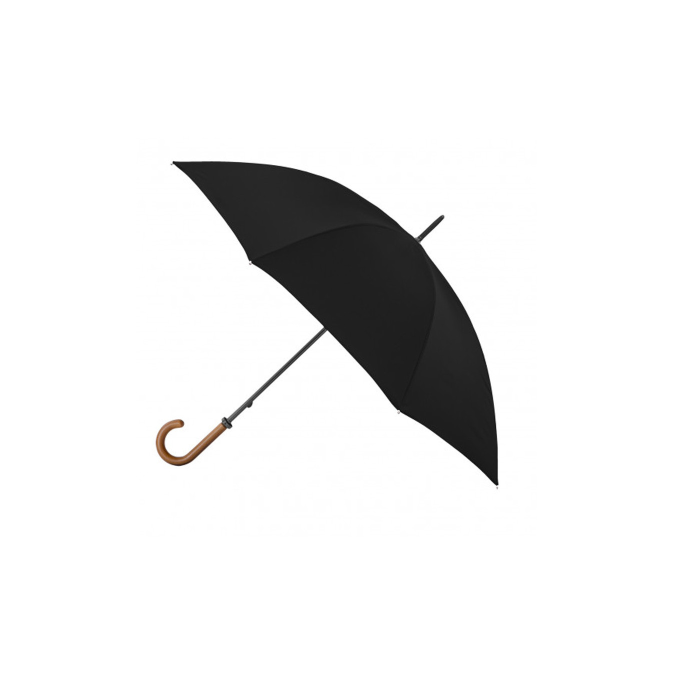 Piganiol Essential Mini Golfer Straight Manual Umbrella Black