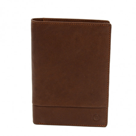 Serge Blanco Anchorage Portefeuille 3 Volets ANC21013 Cognac