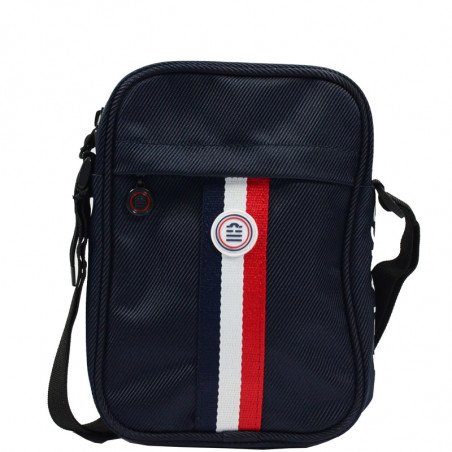Serge Blanco Bleu Blanc Rouge Pochette Bandoulière Navy