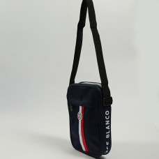 Serge Blanco Blue White Red Shoulder Pouch Navy
