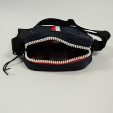 Serge Blanco Blue White Red Shoulder Pouch Navy