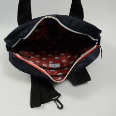 Serge Blanco Blue White Red Laptop Bag BWR41002 Navy