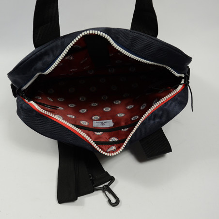 Serge Blanco Bleu Blanc Rouge Sac Ordinateur BWR41002 Navy OUVERT
