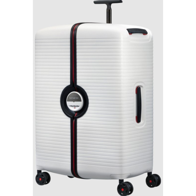 Samsonite Ibon Suitecase Trolley 76 cm 4 Wheels Off White