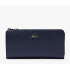 Lacoste Large Zip Daily Classic Marine Wallet