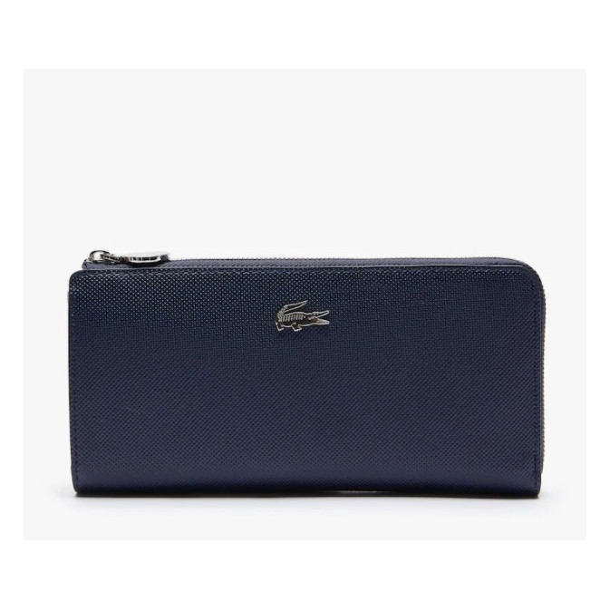 Lacoste Large Zip Daily Classic Marine Wallet
