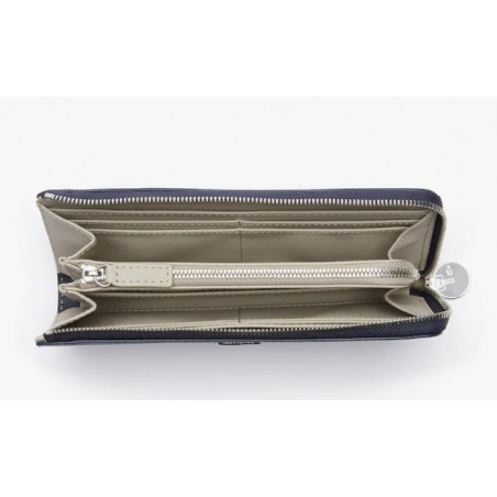 Lacoste Large Zip Daily Classic Marine Wallet
