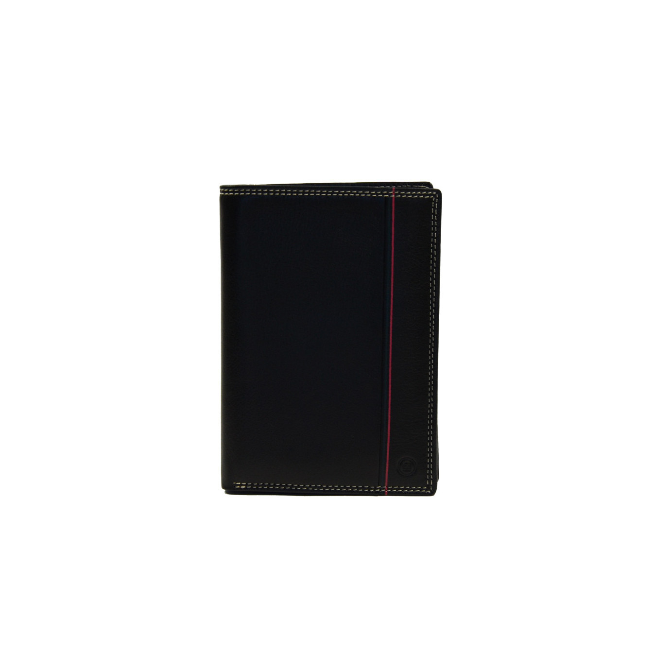 Serge Blanco Vancouver Large Leather Wallet VAN21013 Black
