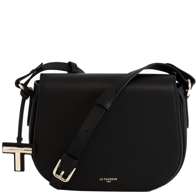 Le Tanneur Gisèle Medium Shoulder Bag in Grained Leather