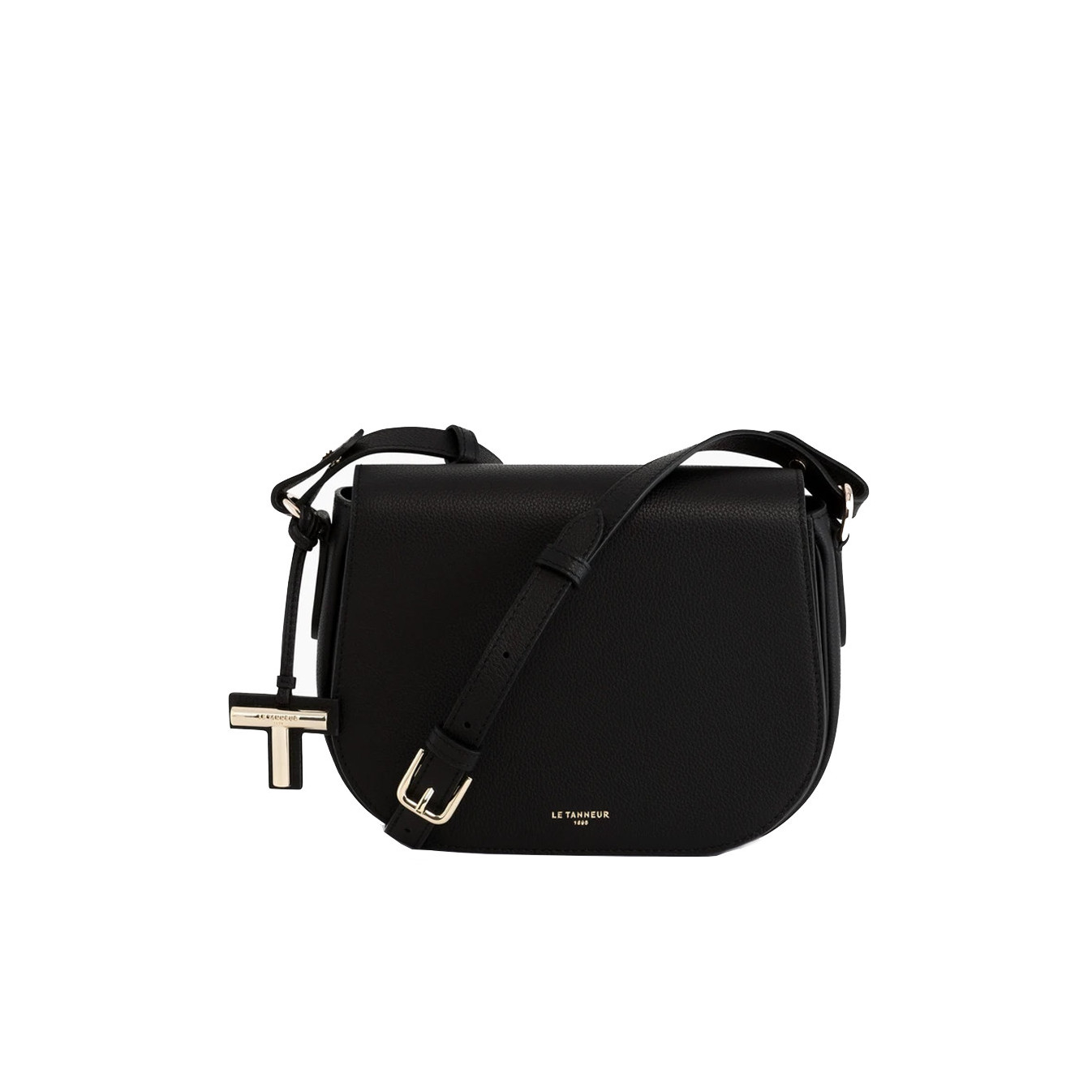 Le Tanneur Gisèle Medium Shoulder Bag in Grained Leather