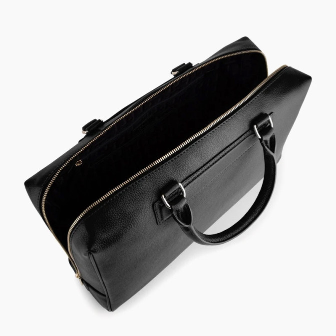 Porte-documents En Cuir LE TANNEUR - Noir - Occasion - Porte-cartes Classique