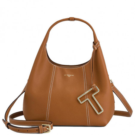 Le Tanneur Juliette Small Grainy Leather Handbag