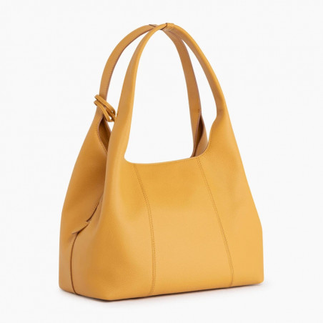 The Tanner Juliette Shoulder Bag in Grained Leather and Wicker