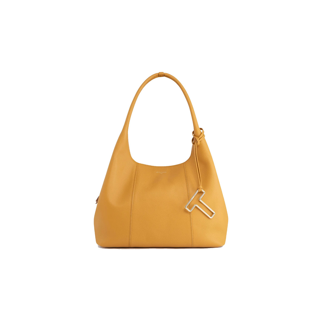 The Tanner Juliette Shoulder Bag in Grained Leather and Wicker