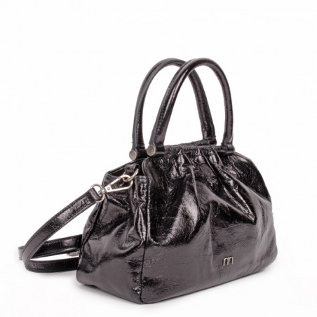 Nat & Nin Betsy Bowling Handbag Black