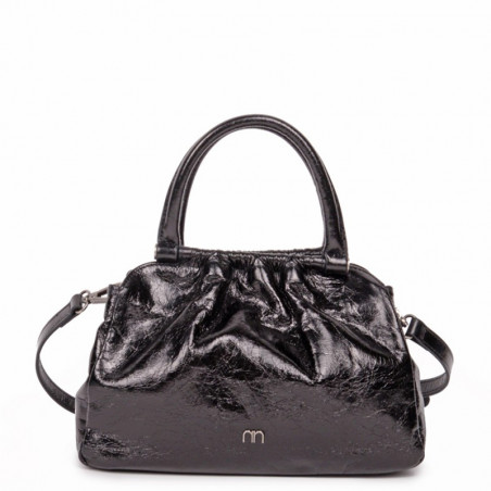 Nat & Nin Betsy Bowling Handbag Black