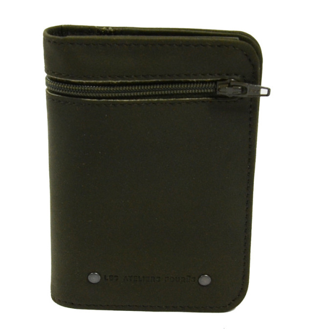 Ateliers Fourès Baroudeur European Wallet Zip F9234 Bronze