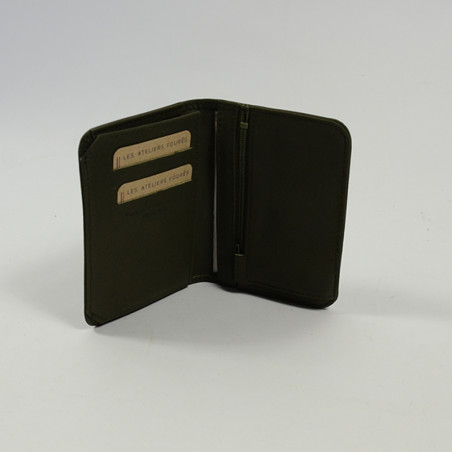 Ateliers Fourès Baroudeur European Wallet Zip F9234 Bronze