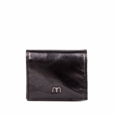 Nat & Nin Lizzie Compact Wallet Black Glossy