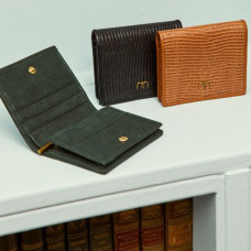 Nat & Nin Lizzie Compact Wallet Black Gloss