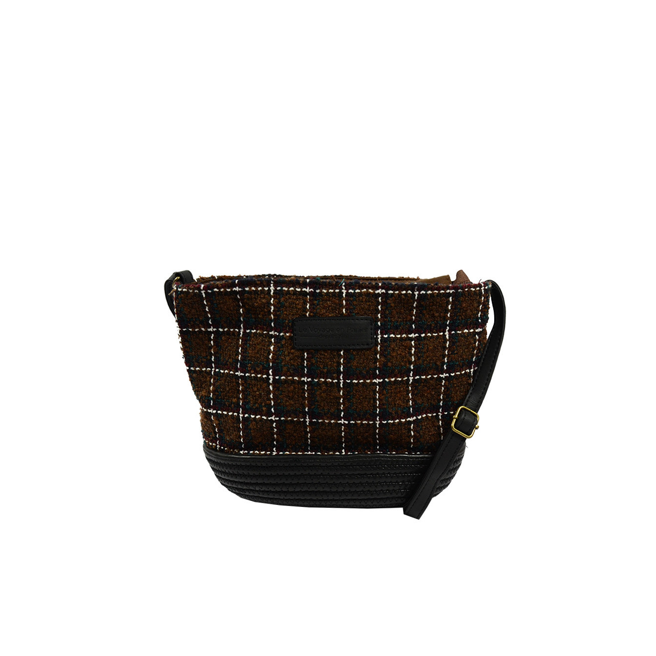 Le Voyage en Panier Karo Trotteur Choco Bag