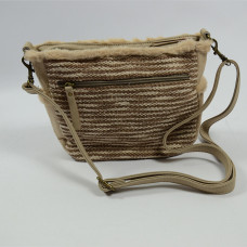 Le Voyage en Panier Fresko Beige Drawstring Bag