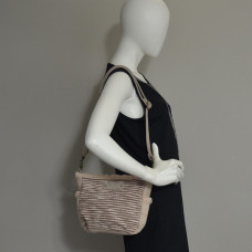 Le Voyage en Panier Fresko Beige Drawstring Bag