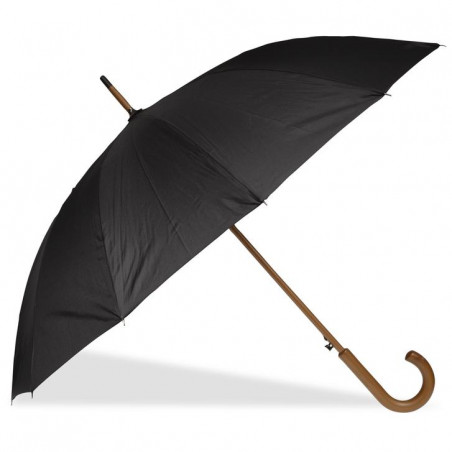 Isotoner Stick Umbrella X-Tra Sec Black