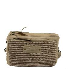 The Milko Panier Travel Pouch and Shoulder Bag Beige