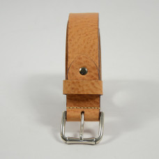 Berthille Missouri Leather Belt Adjustable Gold
