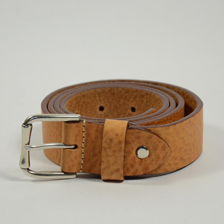 Berthille Missouri Leather Belt Adjustable Gold
