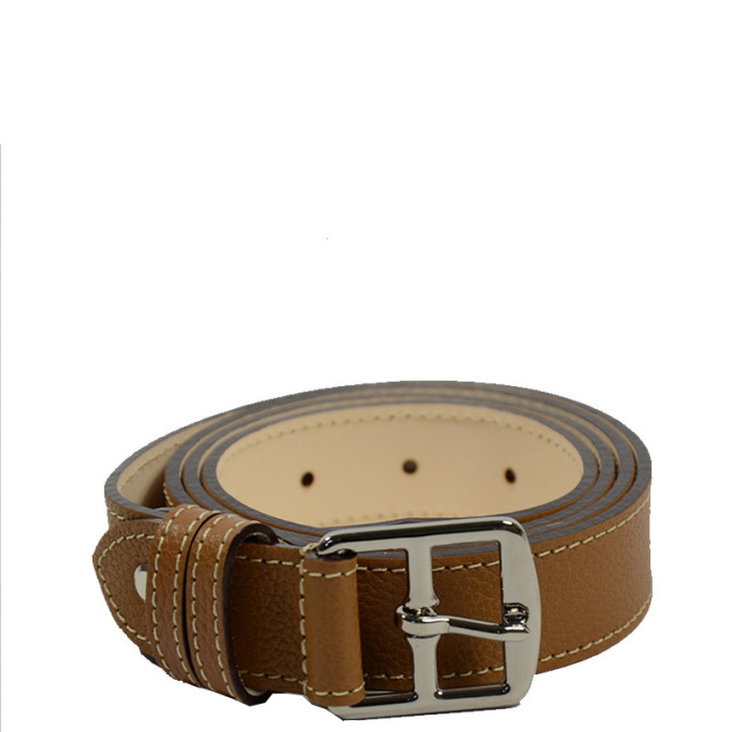 Berthille Buckle Leather Adjustable Belt