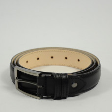 Berthille Padded Leather Belt for Men with Double Pass and Silver B...