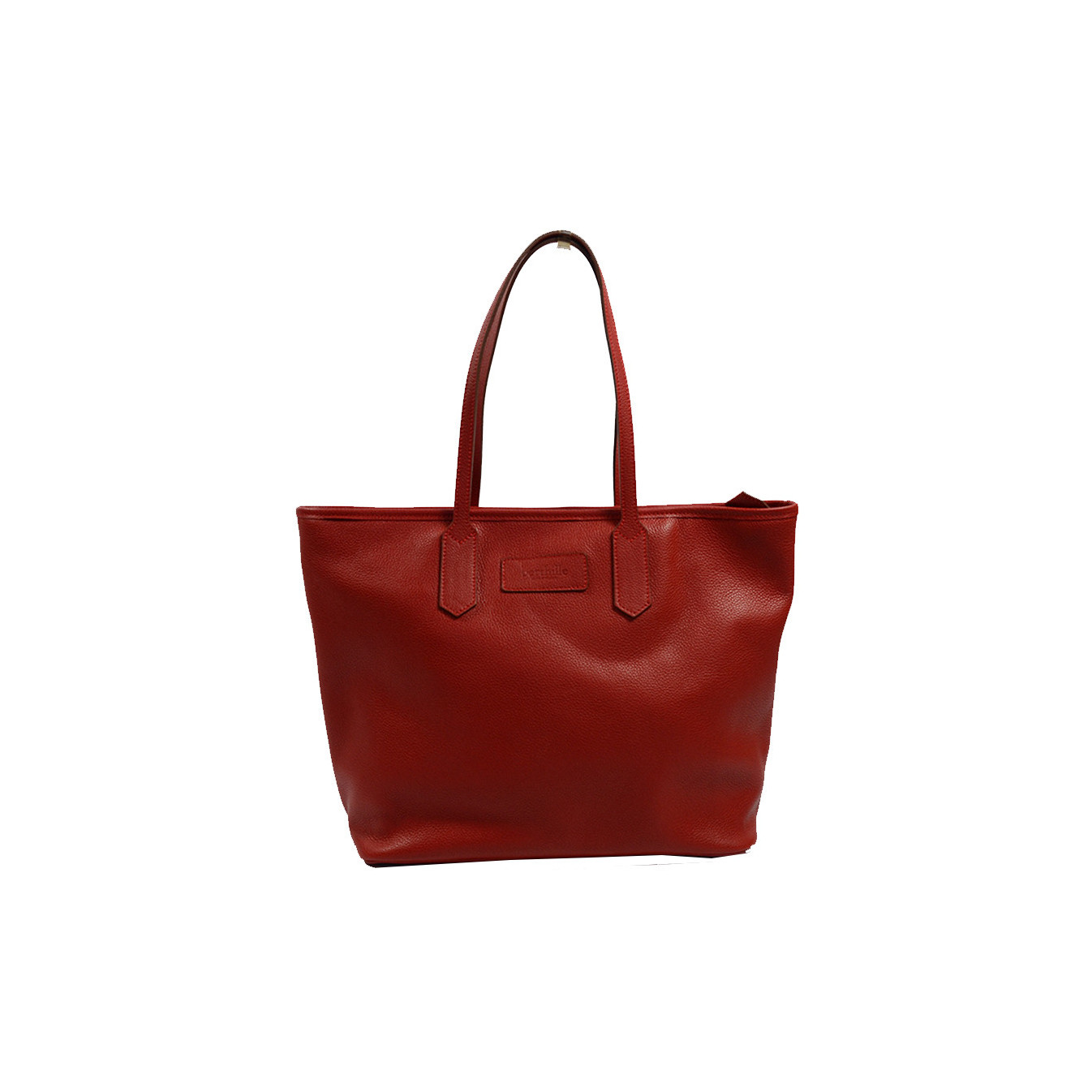 Berthille Mademoiselle Zippered Tote Bag Pomodoro