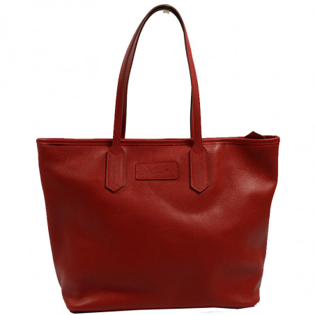 Berthille Mademoiselle Zippered Tote Bag Pomodoro