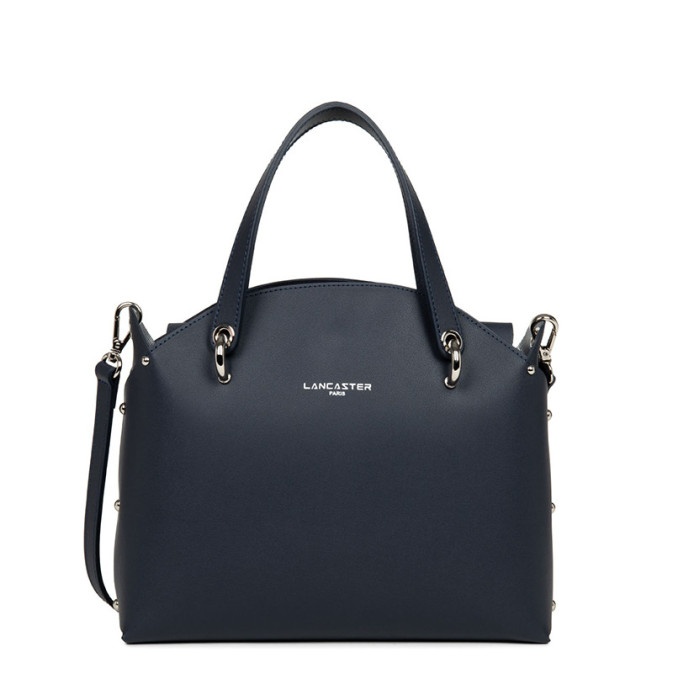 Lancaster City Bowling Bag 423-49 Dark Blue In Silver