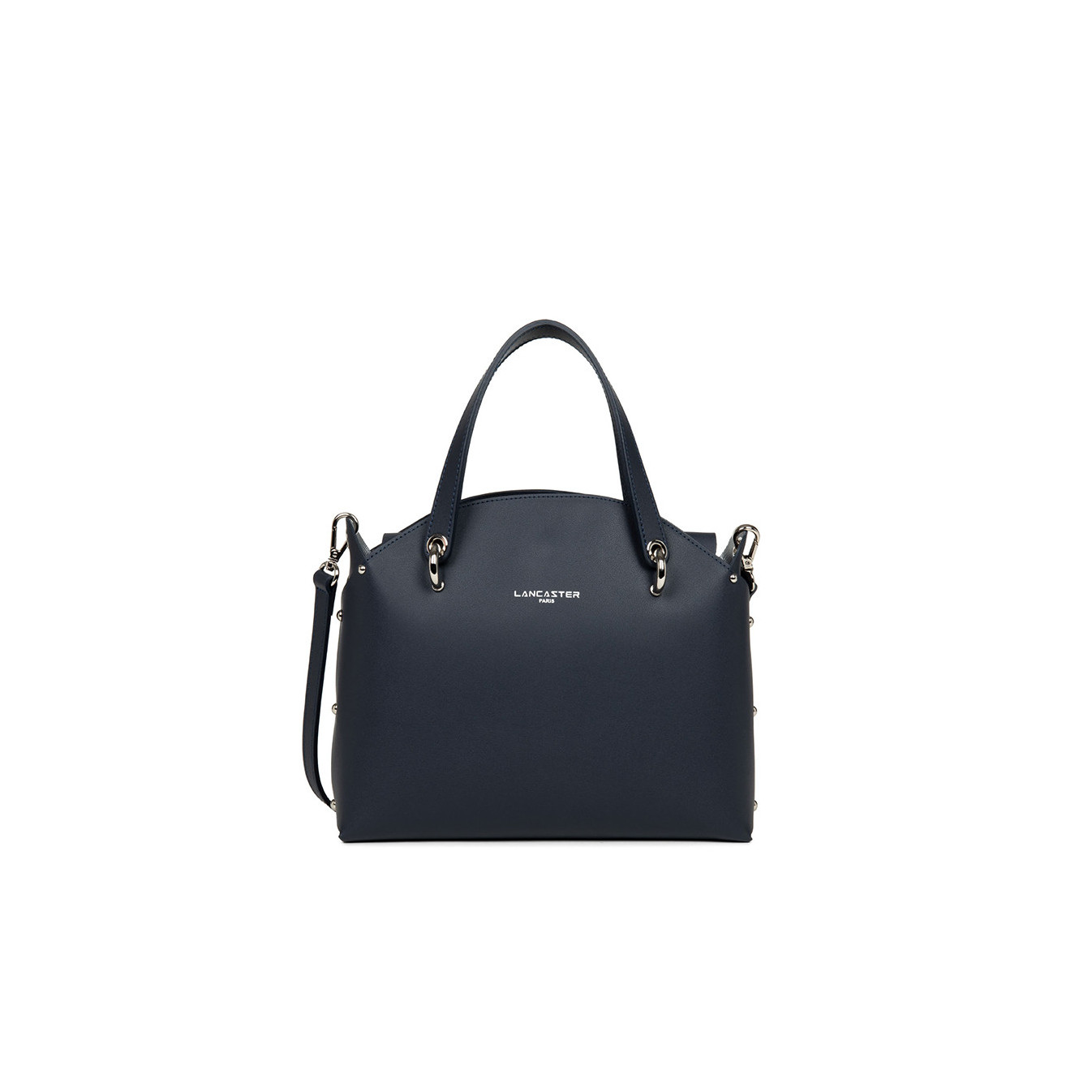 Lancaster City Bowling Bag 423-49 Dark Blue In Silver