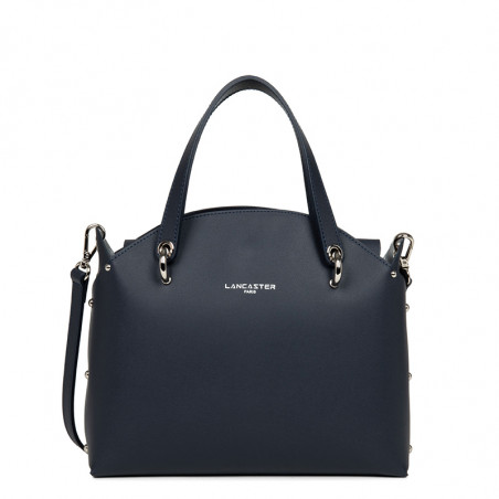 Lancaster City Bowling Bag 423-49 Dark Blue In Silver