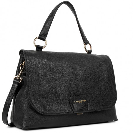 Lancaster Dune Handbag with Flap 529-70 Black