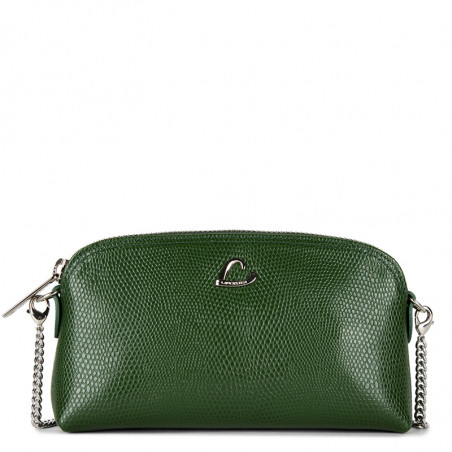 Lancaster Lucertola Sac Trousse Cuir 133-02 Vert Pin