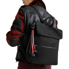 Desigual Aquiles Nerano Square Flap Navy Blue Backpack Desigual Nerano Backpack Bag 23SAKP09-5036 Blue - Space & Color main image 2