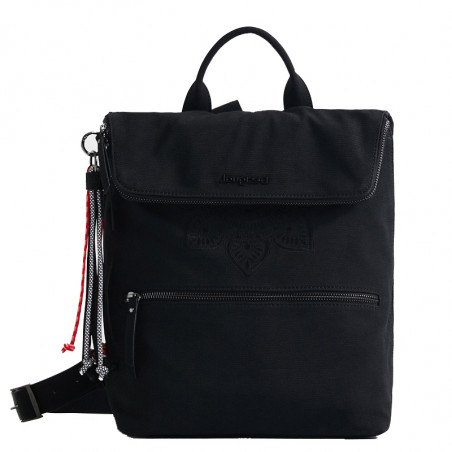 Desigual Aquiles Nerano Square Flap Navy Blue Backpack Desigual backpack Sierra Sumy Mini Backpack Azul Noche | Buy  main image 3