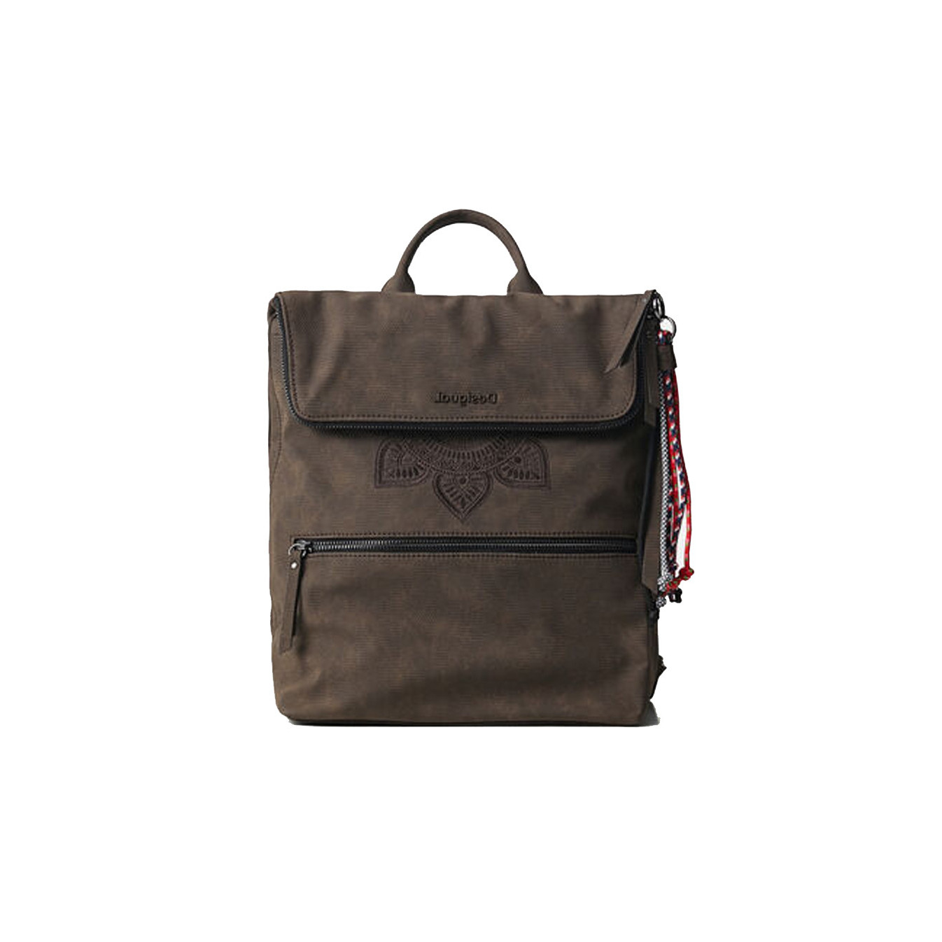 Desigual Aquiles Nerano Square Flap Navy Blue Backpack Desigual backpack Sierra Sumy Mini Backpack Azul Noche | Buy  main image 2