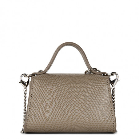 Lancaster Lucertola Mini Wallet Leather Lizard 133-05 Taupe