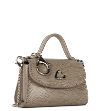 Lancaster Lucertola Mini Wallet Leather Lizard 133-05 Taupe