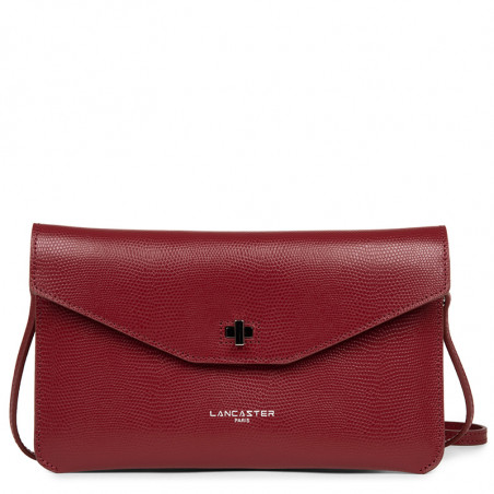 Lancaster Lucertola Pouch Leather 433-05 Carmine