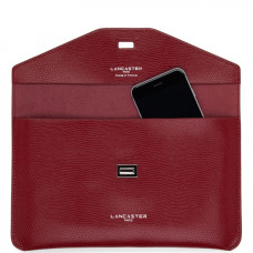 Lancaster Lucertola Pochette Cuir 433-05 Carmin